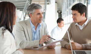 Discussing the program